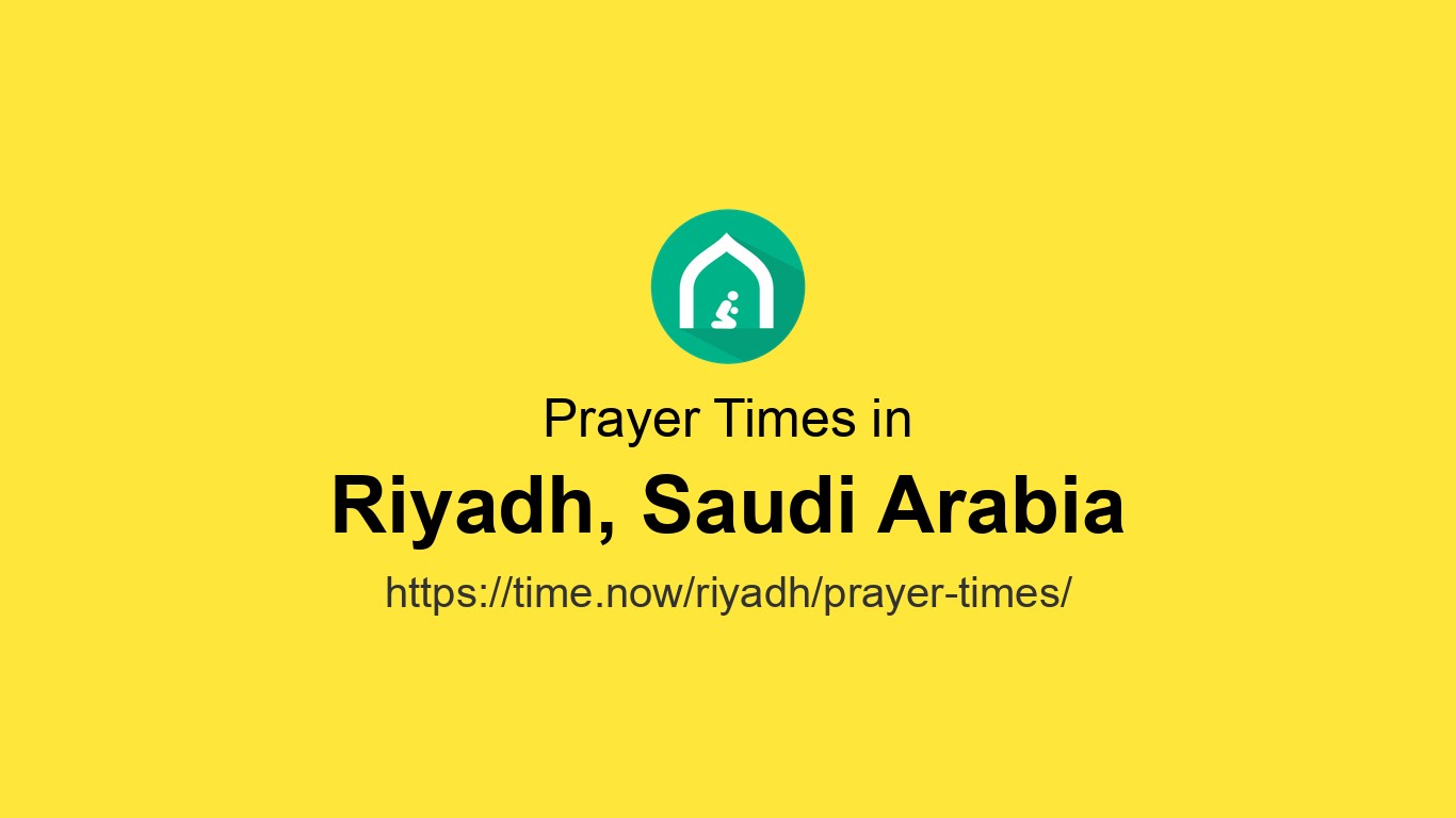 Islamic Prayer Times Today in Riyadh, Saudi Arabia - July 2, 2026
