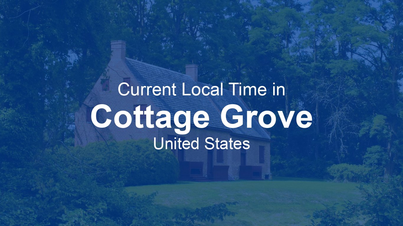 Current Time in Cottage Grove, United States (CDT)