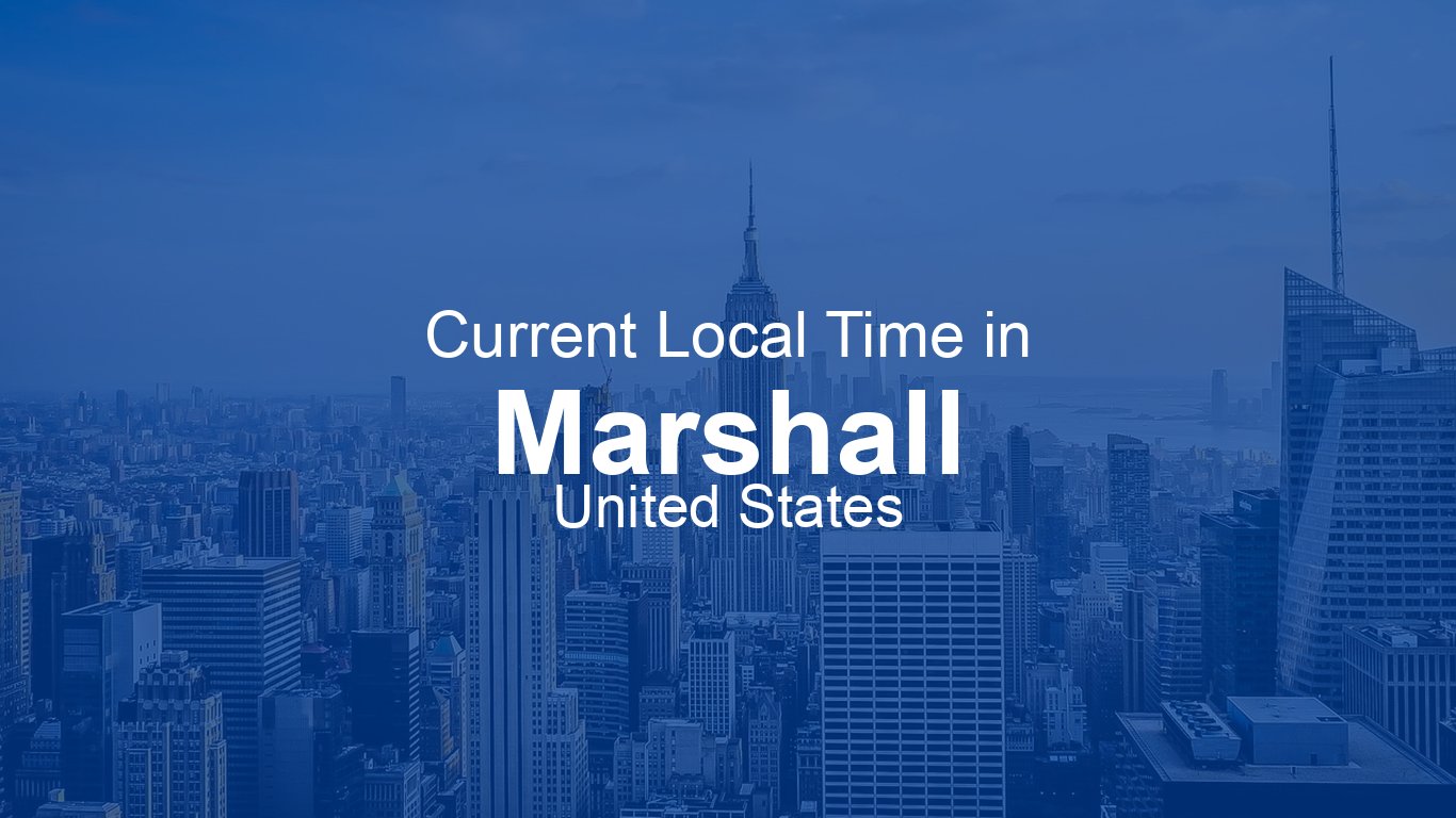 Current Time in Marshall, United States (CDT) [Live Clock]