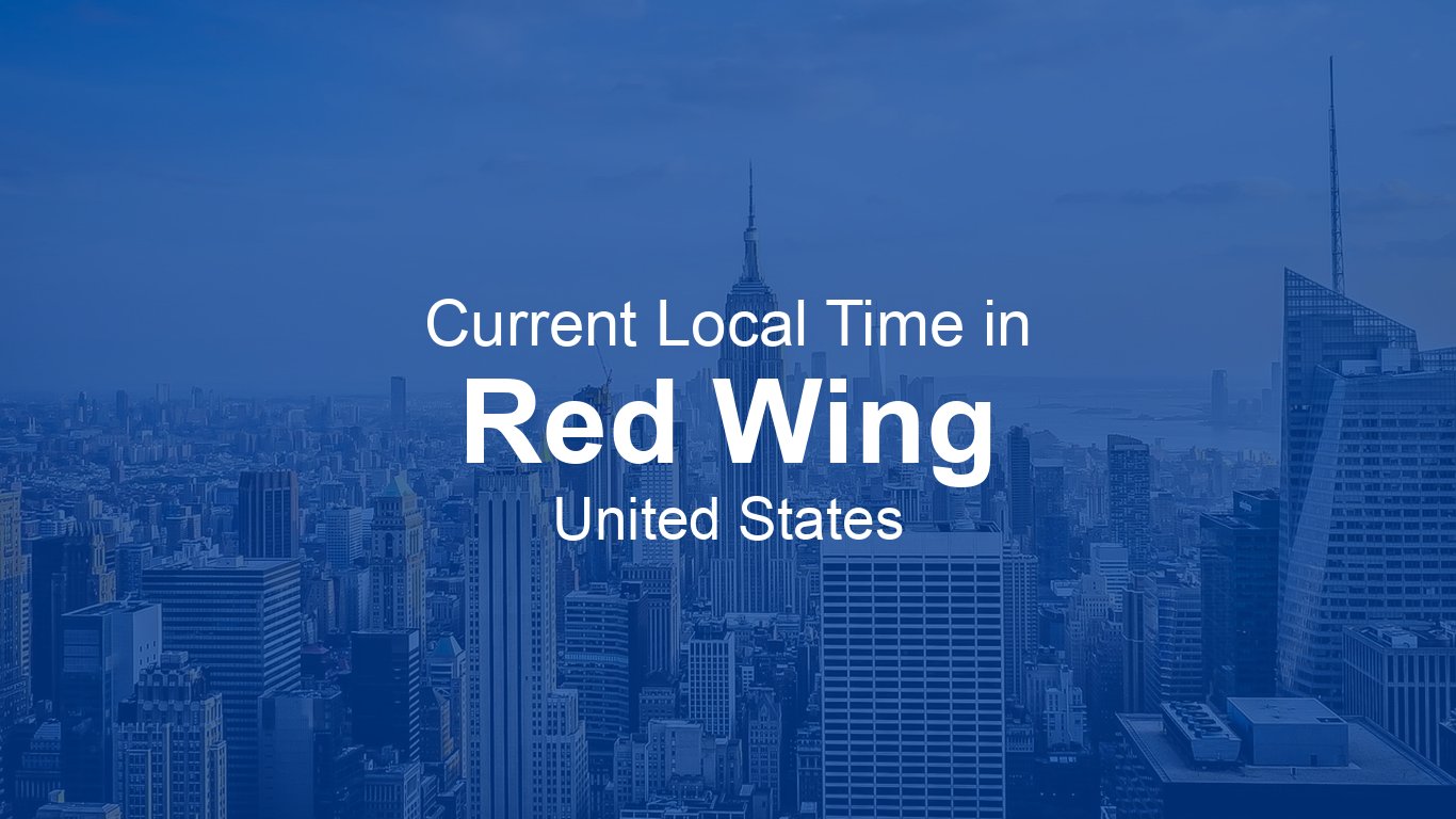 Current Time in Red Wing, United States (CDT) [Live Clock]
