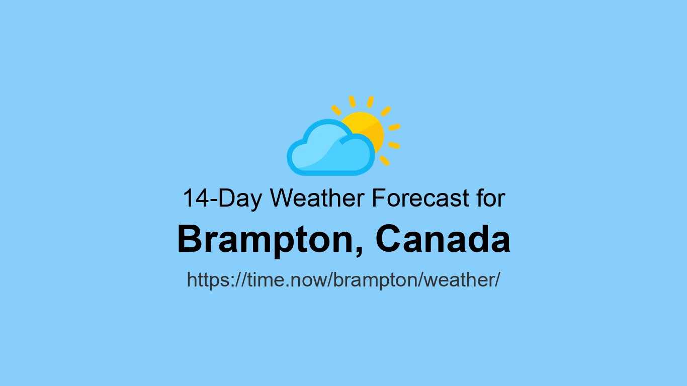 Brampton Climate Graph Weather in Brampton | Time.now