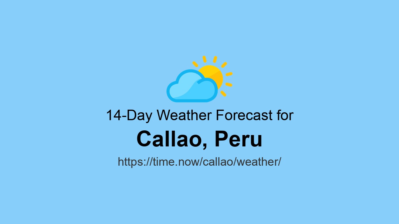 Callac Weather Weather in Callao | Time.now