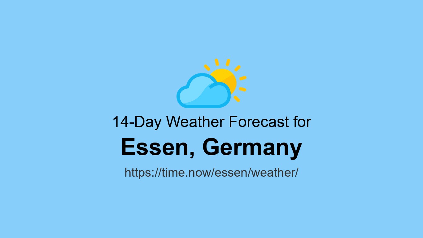 Weather in Essen, Germany | Time.now
