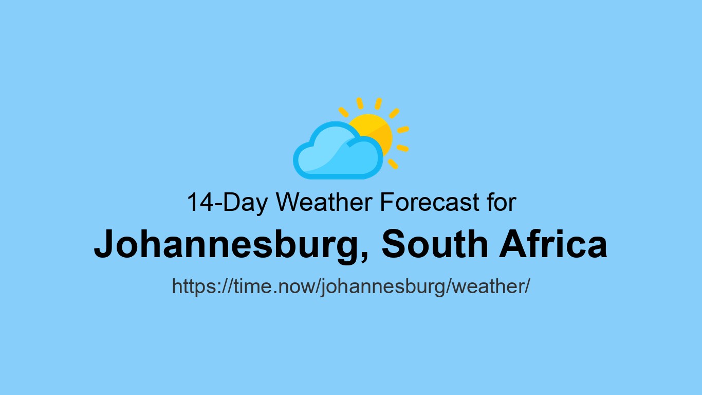 Weather in Johannesburg | Time.now