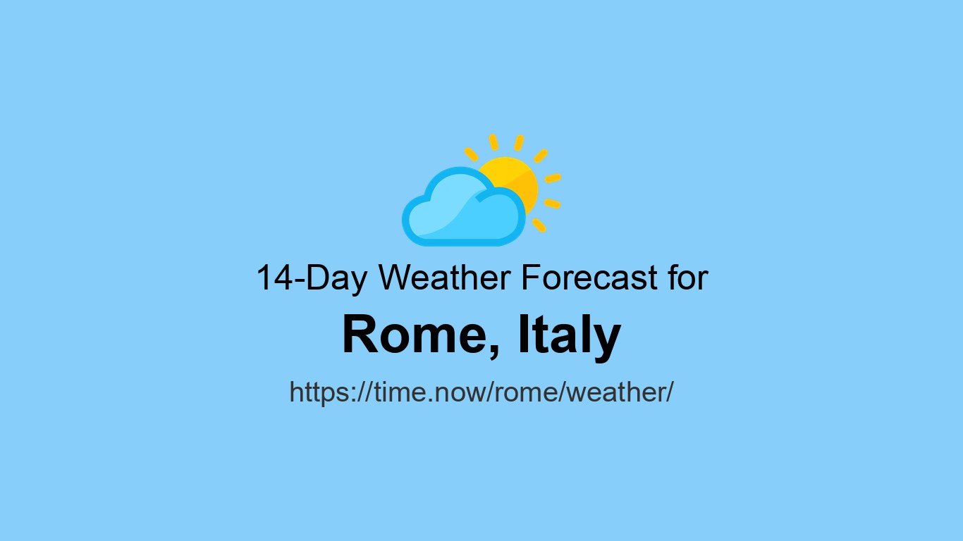 Weer Rome Weather in Rome, Italy | Time.now