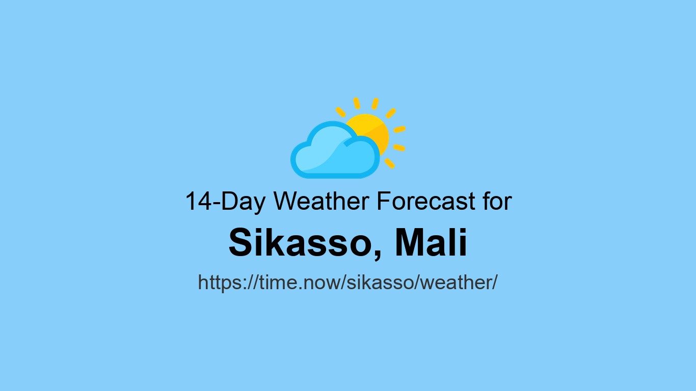 Weather in Sikasso, Mali | Time.now