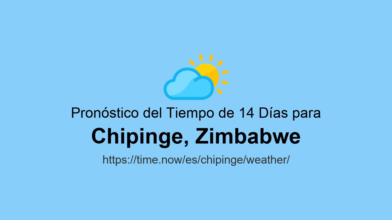 Clima en Chipinge | Time.now