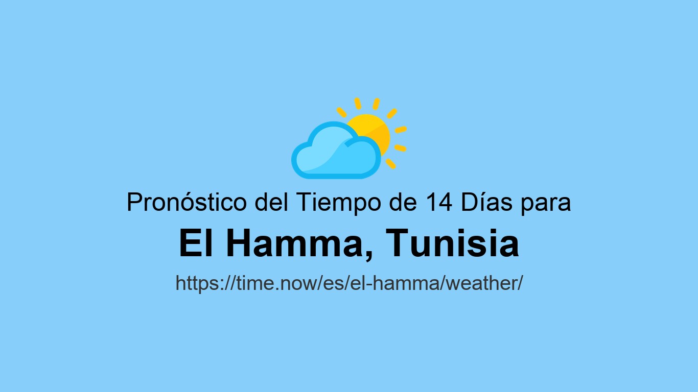 Clima en El Hamma | Time.now
