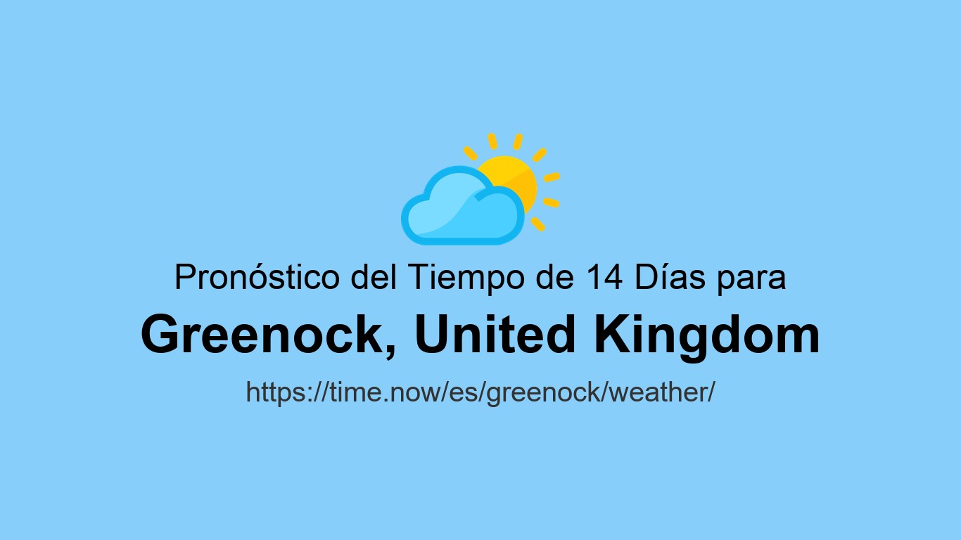 Clima en Greenock | Time.now