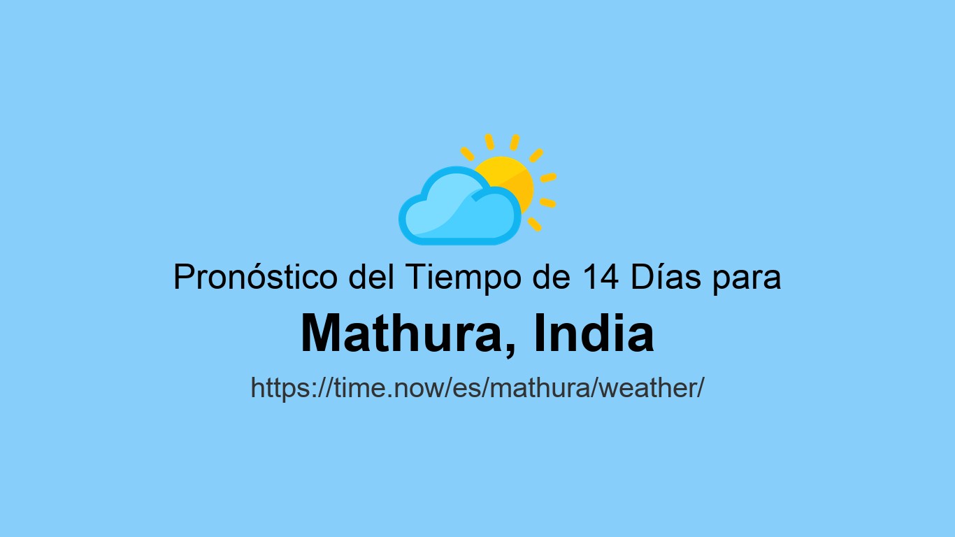 Clima en Mathura | Time.now