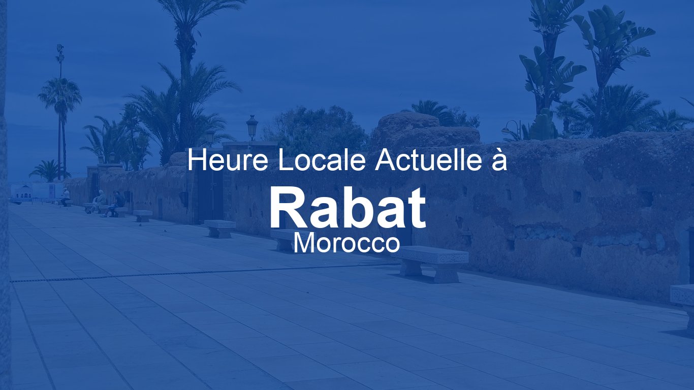 Heure Actuelle Rabat Maroc 01 Horloge En Direct 