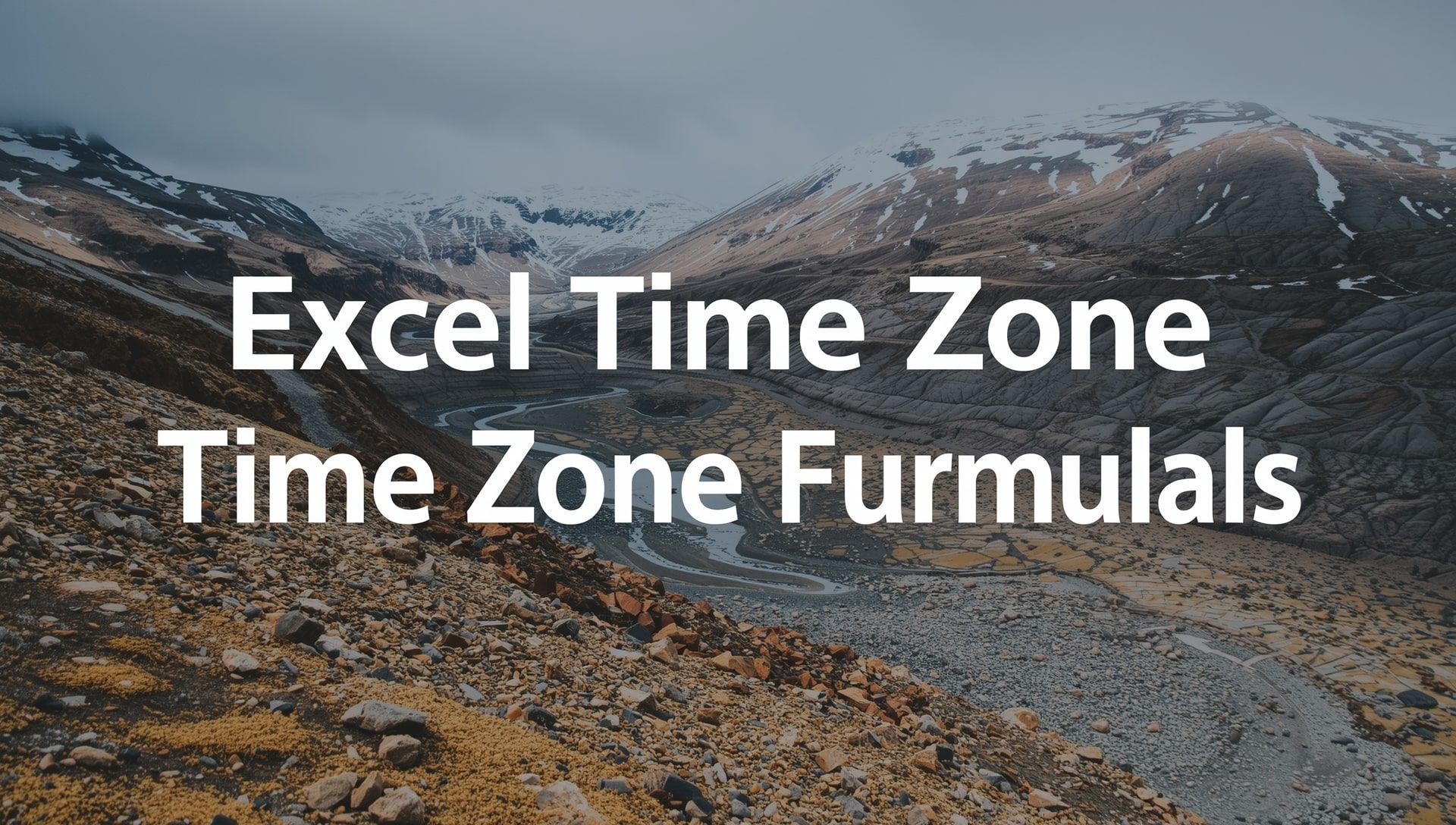 Excel Time Zone Formulas, A Guide for Meeting Planners