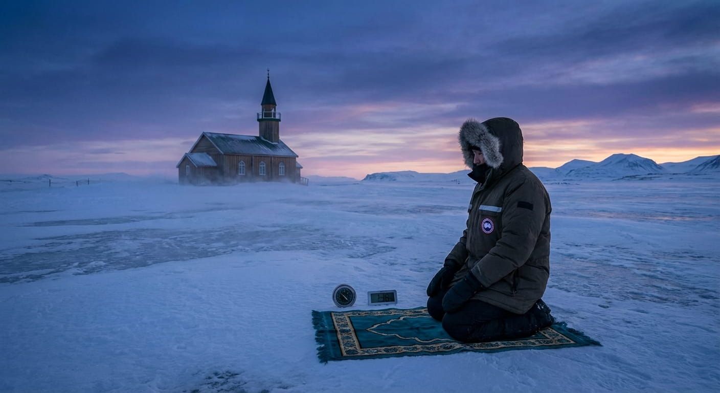 Fajr Prayer Challenges in Countries Near the Arctic Circle