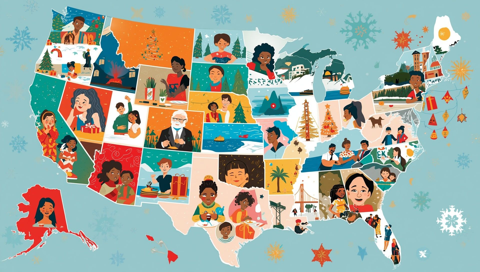 How Christmas Day Observance Varies Between States and Regions