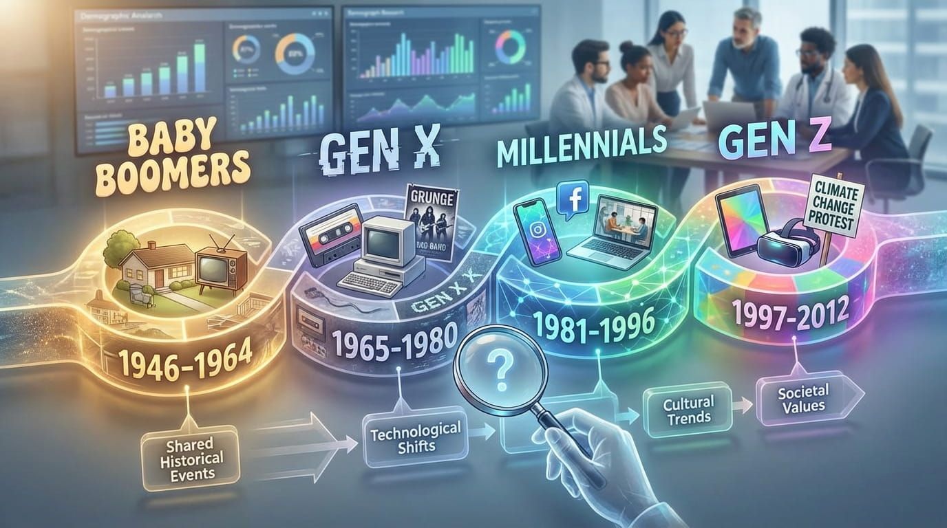 How Generations are Defined and Birth Year Labels Assigned