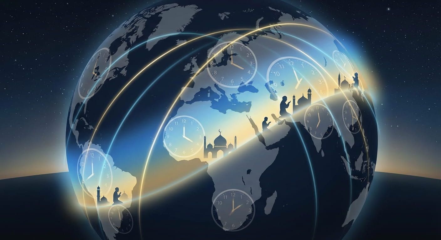 How Time Zones Affect Fajr Prayer Schedules Globally