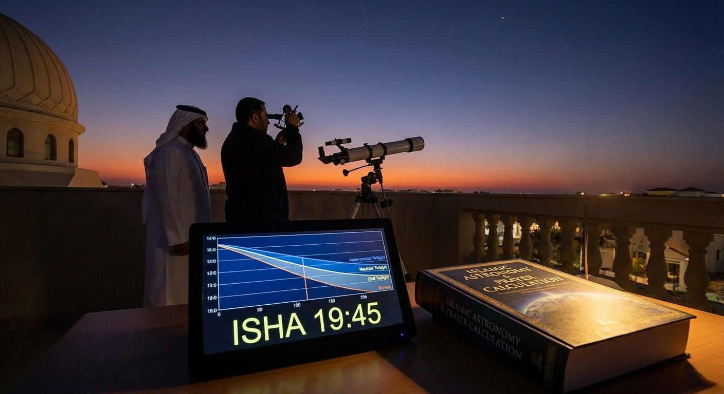 Isha Prayer Times and the Nightfall Calculation Explained