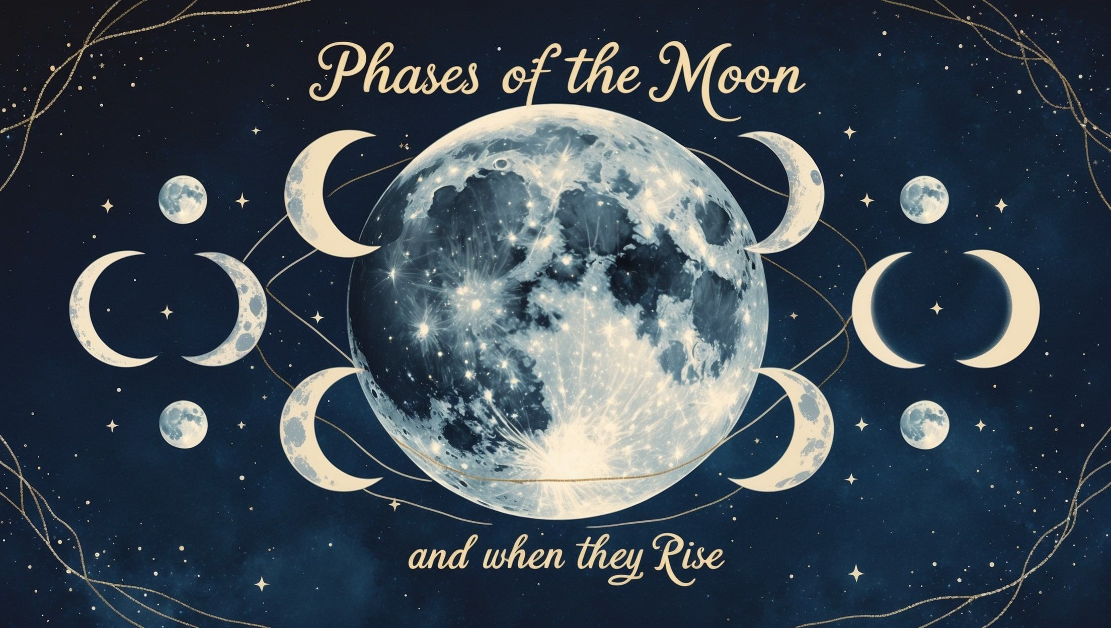 Phases of the Moon and When They Rise
