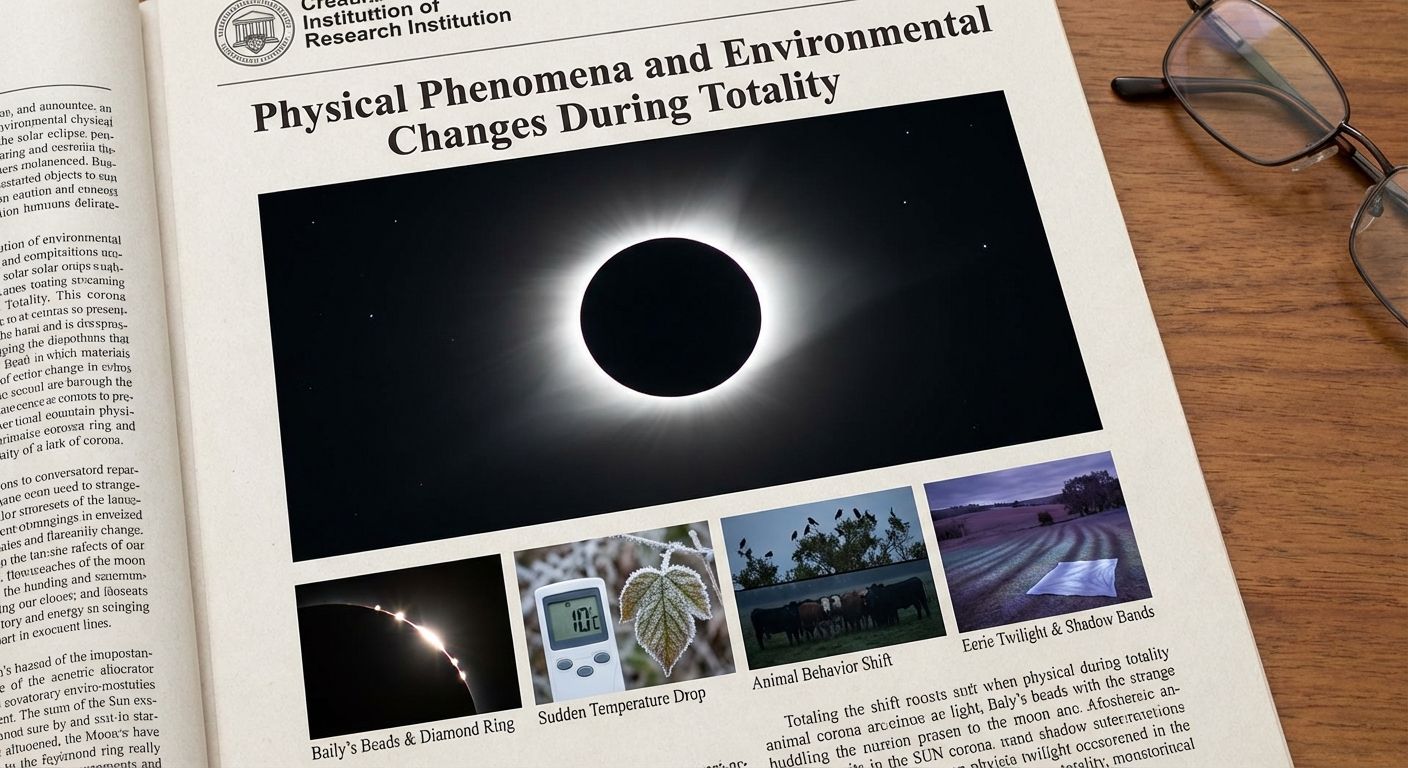 Physical Phenomena and Environmental Changes During Totality