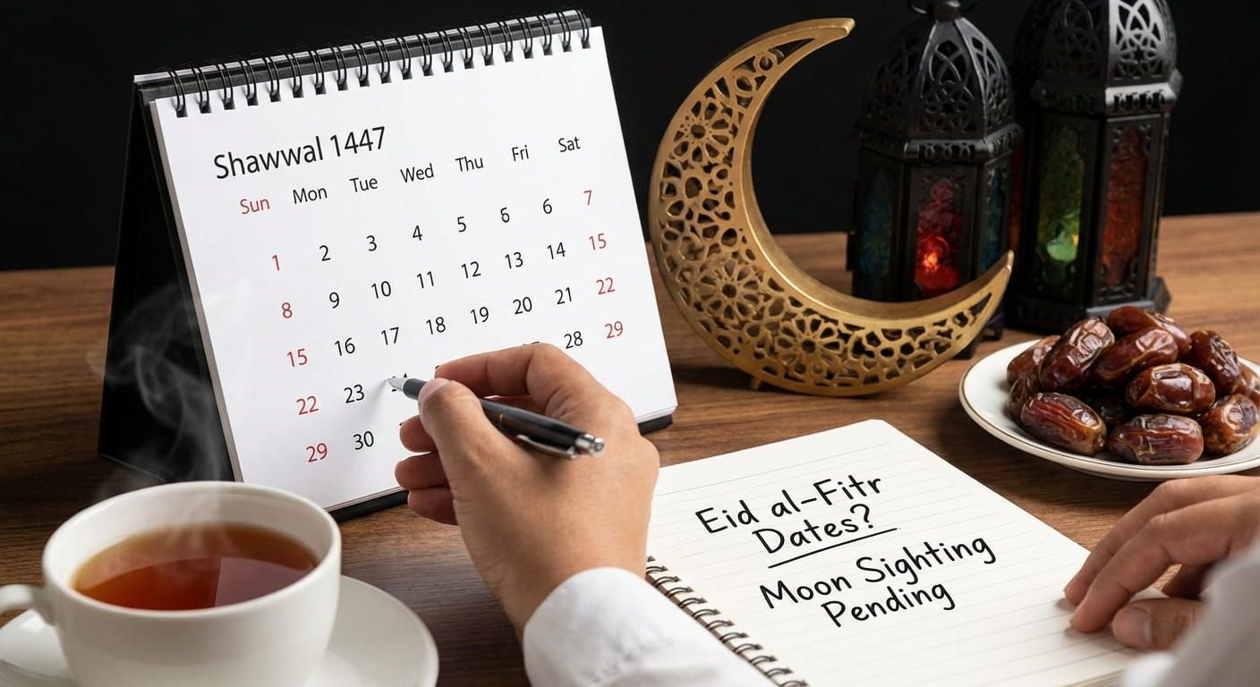 Shawwal and Eid al-Fitr 1447 Dates