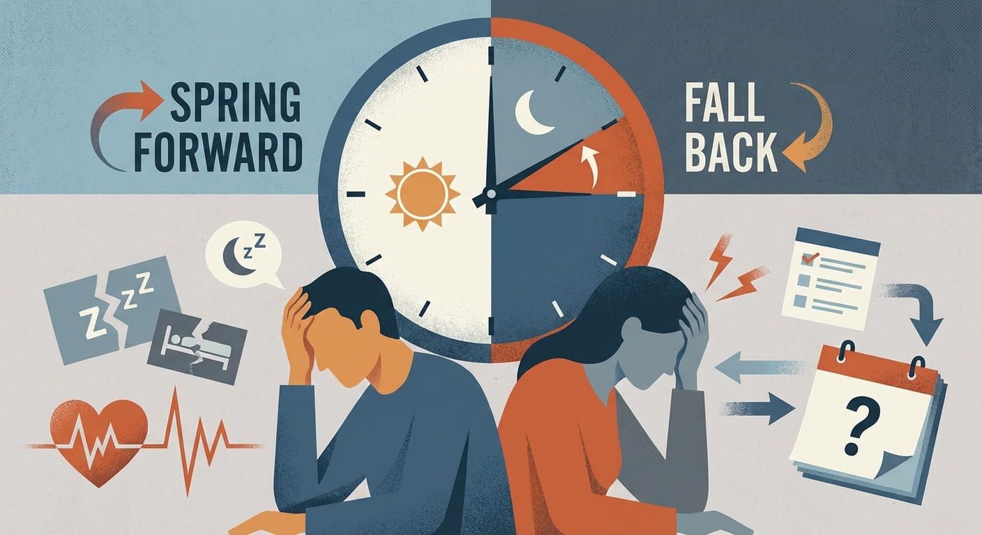 The Health Risks of Changing Your Clocks Twice a Year