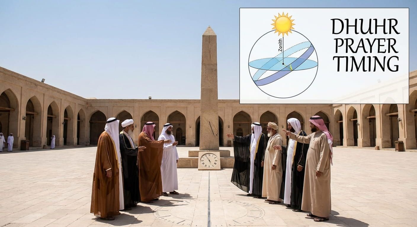 Understanding the Sun's Zenith and Dhuhr Prayer Timing