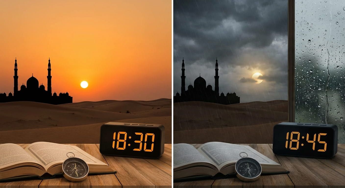 Weather Conditions and Their Impact on Maghrib Timing