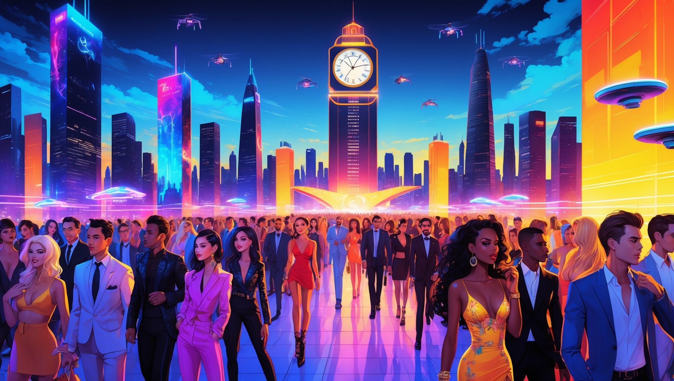 Where the Clock Ticks and the Event Crowd Gathers