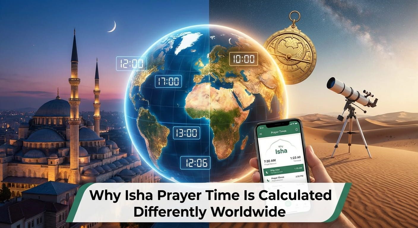 Why Isha Prayer Time Is Calculated Differently Worldwide