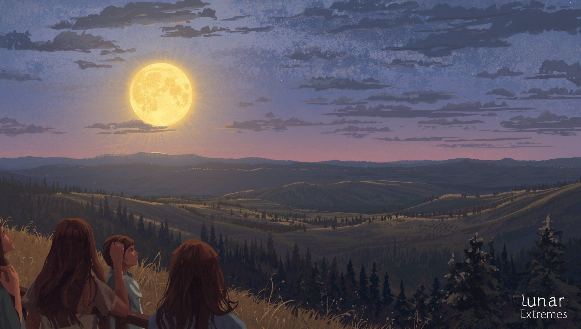 Why moonrise reaches its farthest north or south