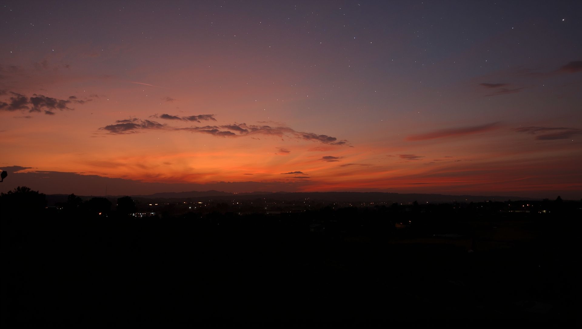 Light pollution dimming sunset and star lore