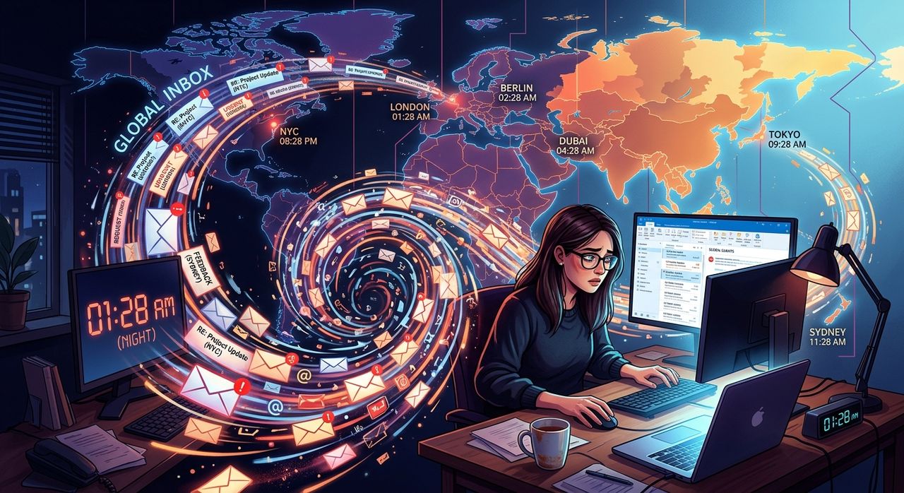 Managing Email Across Time Zones Costs More Hours Than You Think