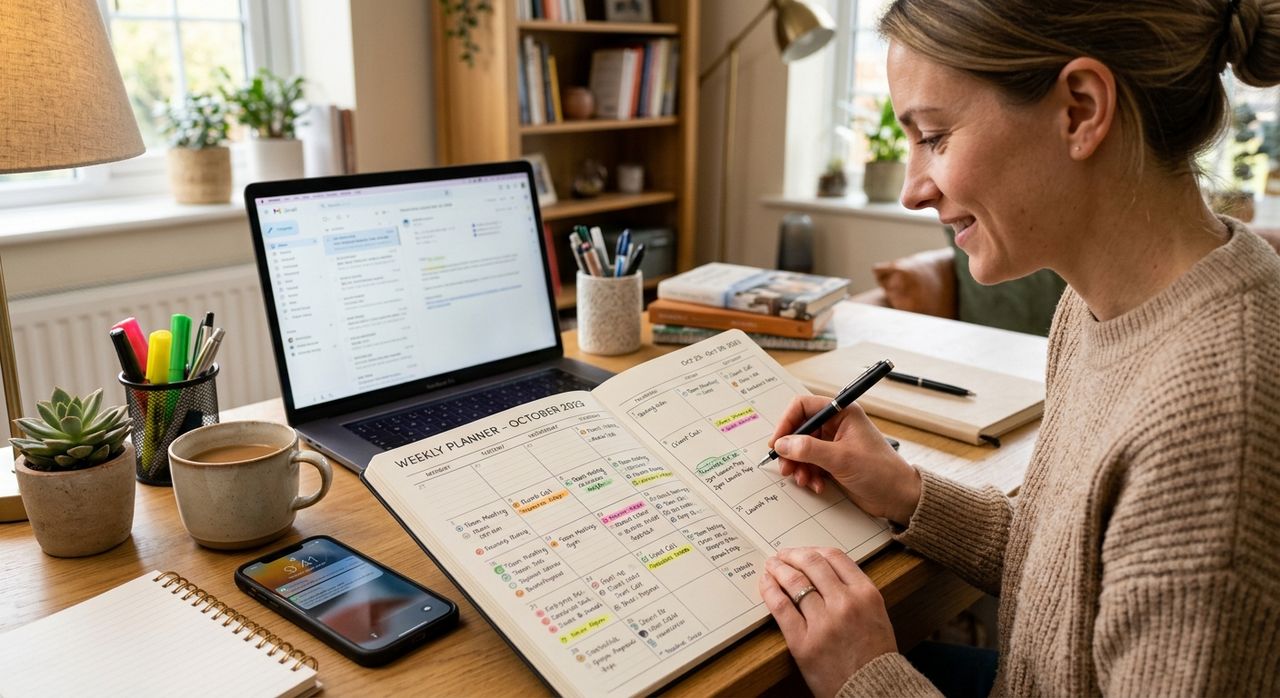 Why Time-Savvy Planners Still Print Their Weekly Calendar