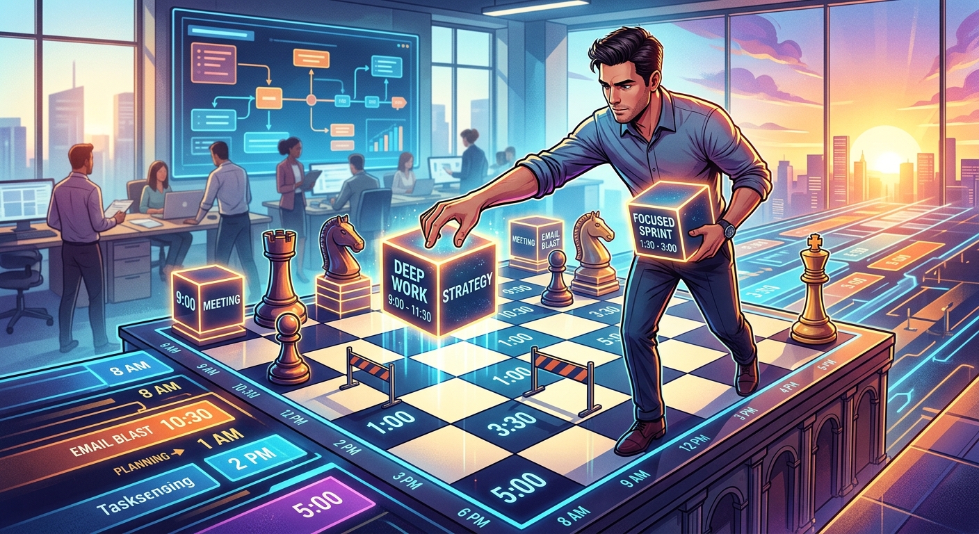 Time-Blocking Like a Chess Player to Get Through Your Workday