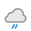 Lluvia moderada